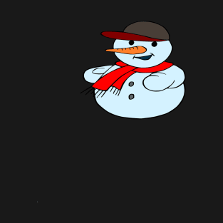 happy snowman christmas T-Shirt