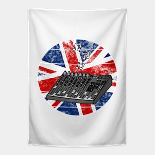 Sound Engineer UK Flag British Musician Tapestry