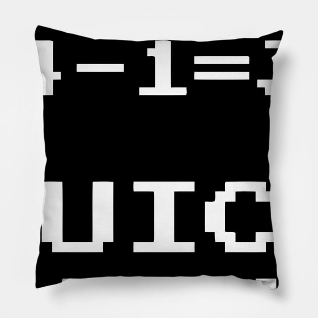 Quick Maths Pillow by Ramateeshop