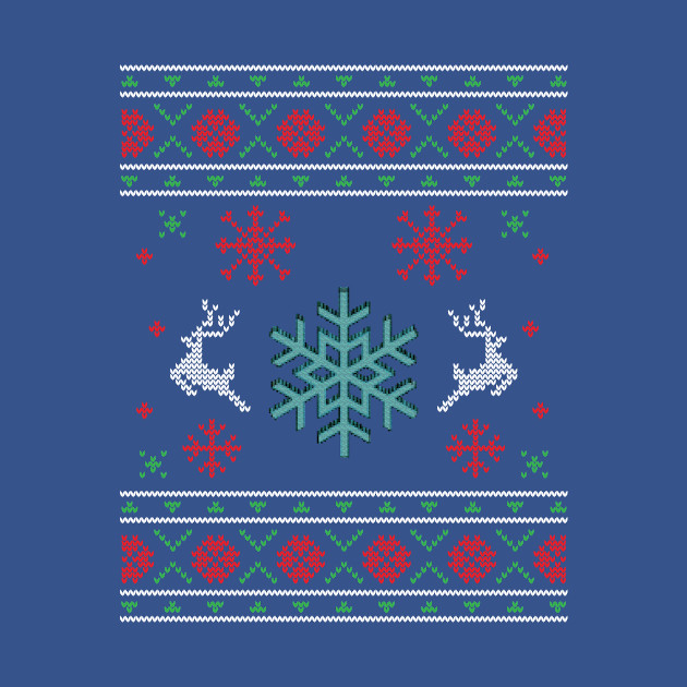 Ugly Christmas Snowflake - Ugly Christmas - T-Shirt