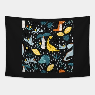 Dinosaur Jungle Tapestry