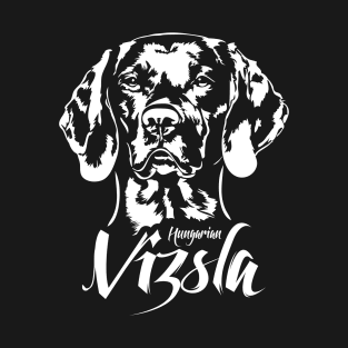 Hungarian Vizsla hunting dog portrait T-Shirt