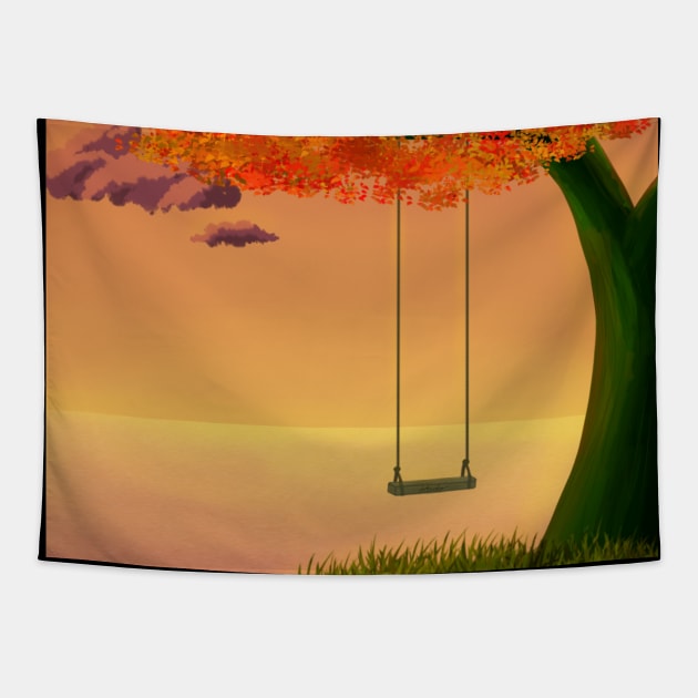 Anime scenery tapestry sale