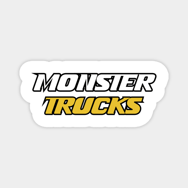 Monster Trucks Magnet by masjestudio