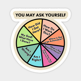 Things You May Ask Yourself Magnet