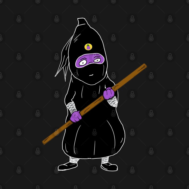 Nightshade Eggplant Vegetable Ninja Clan by JonnyVsTees