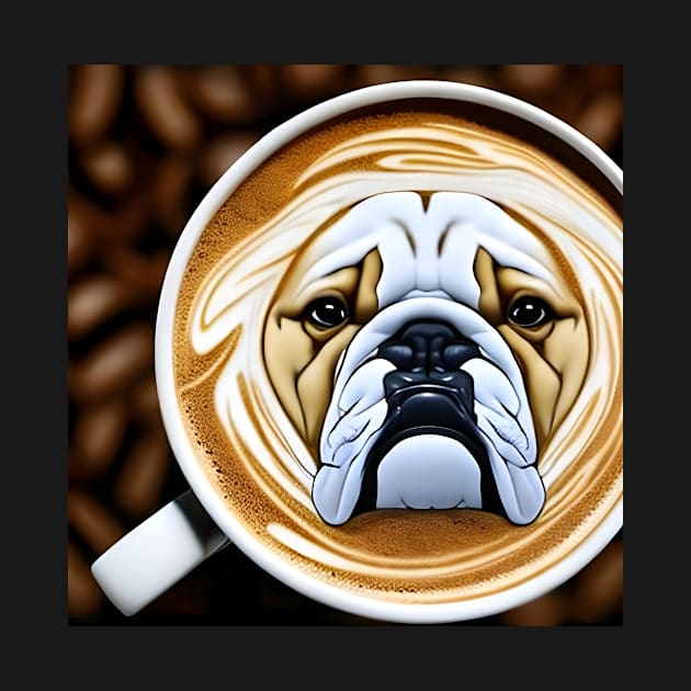 dog latte cup by animegirlnft