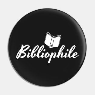 Bibliophile Design - White Pin