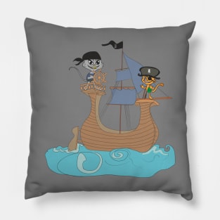 Pirate Cats Pillow