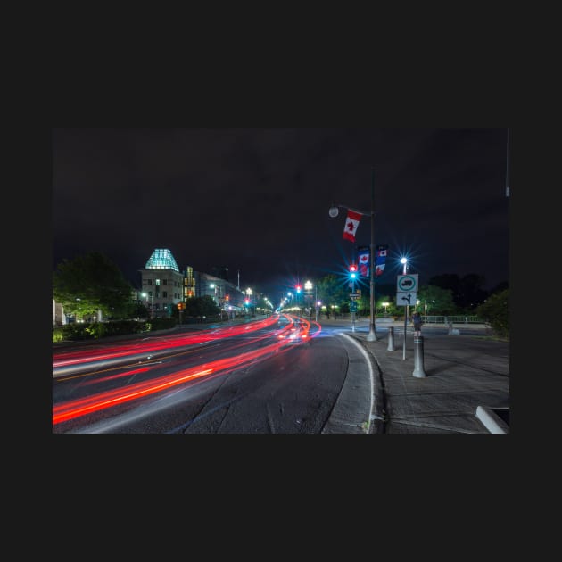 Streaks of the cars by josefpittner