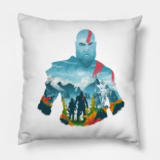 Kratos and Atreus Adventure Pillow