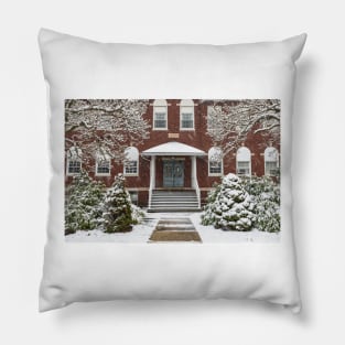 Old Public School Pillow