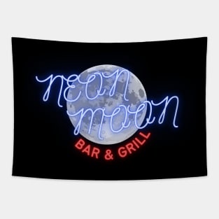 Neon Moon Bar and Grill Tapestry