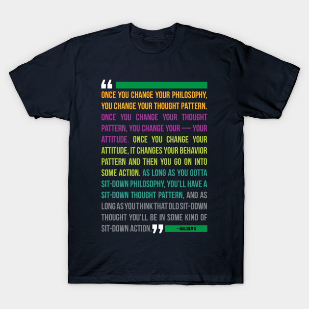 Discover Black Lives Matter best quote - Malcolm X Quote - T-Shirt
