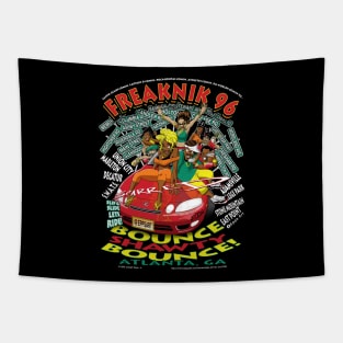 Freaknik 1996 Bounce Shawty Bounce! Afrocentric Colorway Tapestry