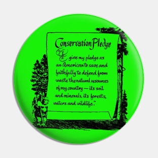 Conservation Pledge Pin