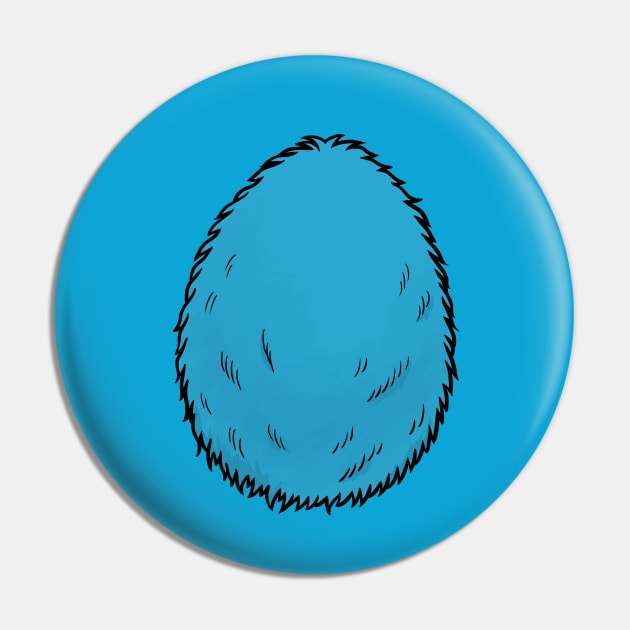 Blue Egg Pin by FurrryMonsters
