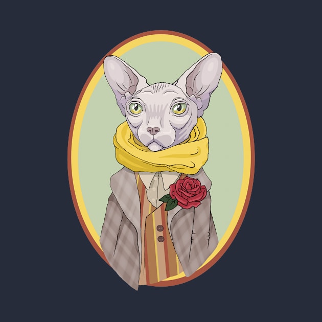 Mr. Sphynx cat by ArtFork