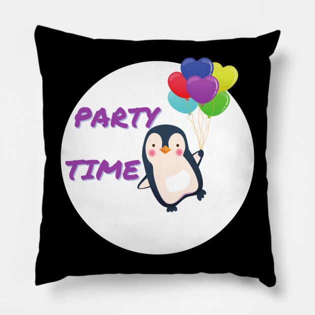 Party Penguin Pillow by Sleepy Time Tales