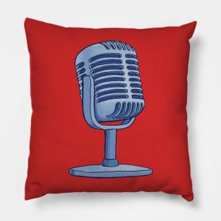 Retro microphone Pillow