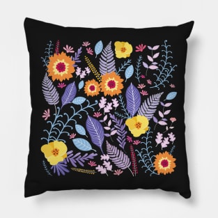 Midnight Blooms_2 Pillow