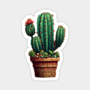 Prickly Pear Cactus Magnet