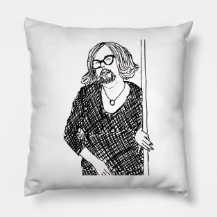 liza tarbuck - majestic beard Pillow