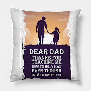 Fathers Day shirt gift all ages Pillow