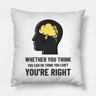 Think - Law Of Attraction Pillow