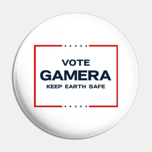 VOTE GAMERA - 2.0 (Front/back print 4 light tees) Pin