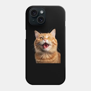 Cat Gift Idea. Ginger friend kitty Phone Case