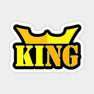 KING GOLDEN YELLOW Magnet