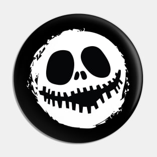 spooky face Pin