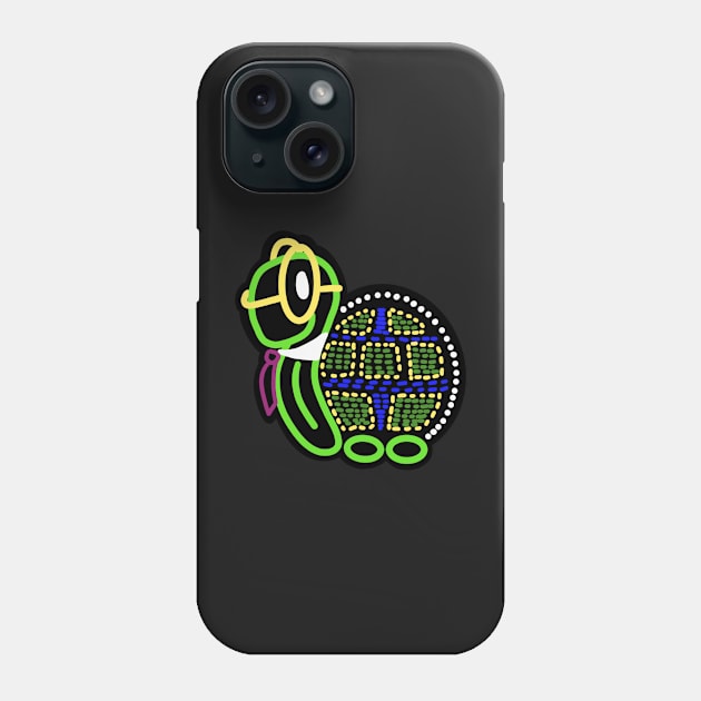 Main Street electrical parade turtle with Glasses Phone Case by lyndsiemark