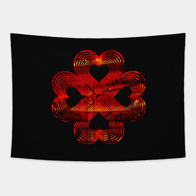 Valentines - Lucky in Love Tapestry by KhanasWeb