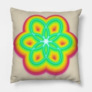 Atomic Flower Pillow