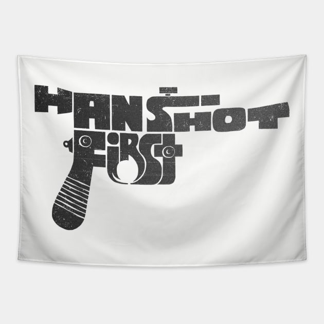 Han Shot First Tapestry by kg07_shirts