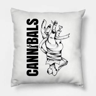 CANNIBALS - Zombie Hand (Black) Pillow