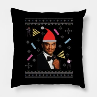 Fresh Prince Of Bel Air Carlton Dance Christmas Knit Pattern Pillow