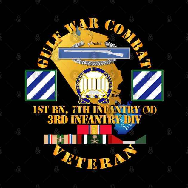 Gulf War Combat Infantry Vet w 1st Bn 7th Inf - 3rd ID SSI by twix123844