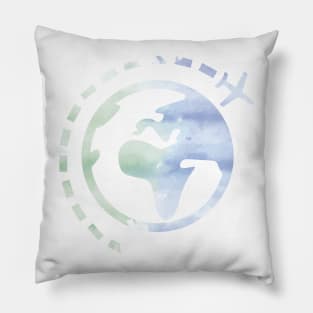 Watercolor World Pillow