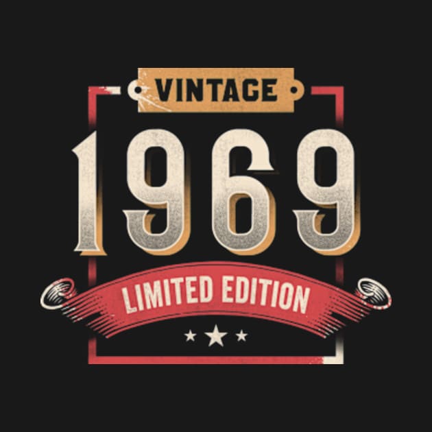 Vintage 1969 Limited Edition by CreativeSalek