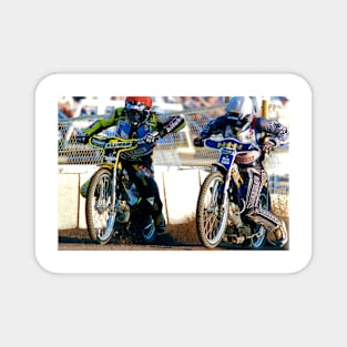 Reading Racers Speedway Motorcycle Action Magnet