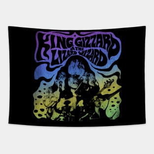 King Gizzard & Lizard Wizard Rainbow Tapestry