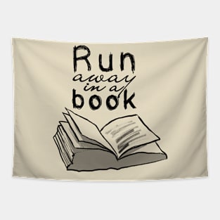 Run Away in a Book Tapestry