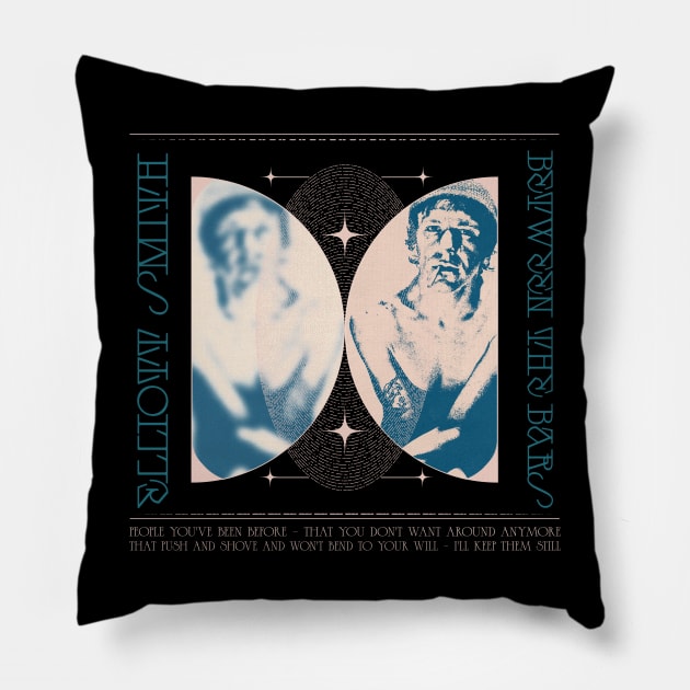 Elliott Smith / Between The Bars \ Aesthetic Design Pillow by unknown_pleasures