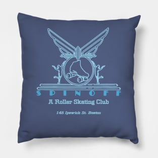 SPINOFF vintage Roller Skating tee Pillow