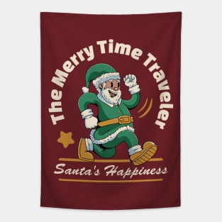 Cheerful Santa Christmas Tapestry