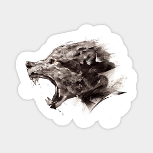 Wolf Sketch Magnet