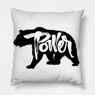 Bear Power Pillow